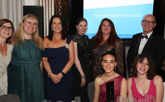 The finalists for the Women in Property 2022 Final sit for a group photograph